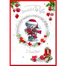 JXC0124 Wife Cute 90 Christmas Cards