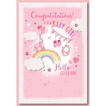 Baby Girl Cards SE28652