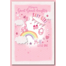 Great Grand-Daughter Congrats Cards SE28652