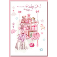 Baby Girl Cards SE28709