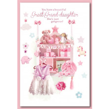 Great Grand-Daughter Congrats Cards SE28709