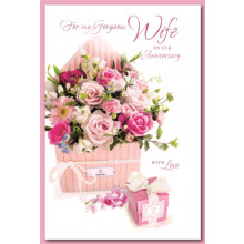 Wife Anniversary Trad 75 Cards SE28718