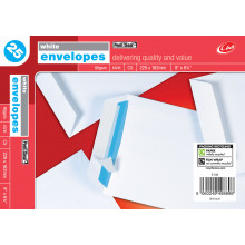 Envelopes Peel & Seal White 229 x 162mm C5 25's