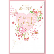 Baby Girl Cards SE28767
