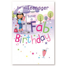 Teenager Girl Cards SE28774