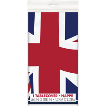Union Jack Plastic Tablecover 137 x 274cm