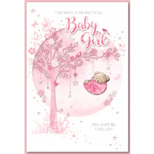 Baby Girl Cards SE28829