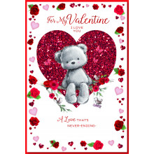 JVC0127 Open Female Cute 75 Valentine's Day Cards