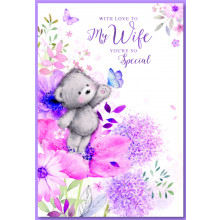 JMC0105 Wife Cute 50 Mother's Day Cards