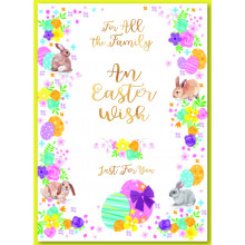 JEC0056 To All The Family Trad 35 Easter Cards