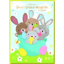 JEC0067 Great Grand-daughter 50 Easter Cards