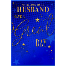 JFC0081 Husband 75 Father's Day Cards SE28977