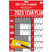 DE00709 Wall Planner With Pen & Stickers