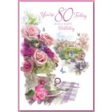 Age 80 Female Cards SE29015
