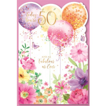 Age 50 Female Cards SE29022