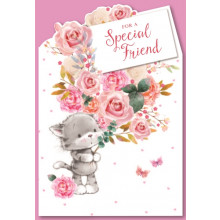 Special Friend Female Cute Cards SE29024