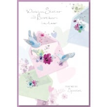 Sister & Brother-in-law Anniversary Trad Cards SE29034