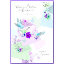Sister & Brother-in-law Anniversary Traditional Cards SE29034