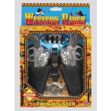 Western Rider Twin Holster Set