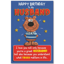 Husband Birthday Humour Cards SE29121