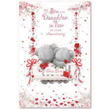 Son & Daughter-in-law Anniversary Cute Cards SE29153
