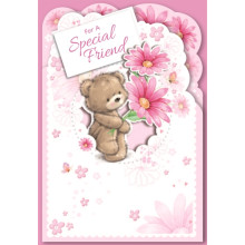Special Friend Cute Female Cards SE29167