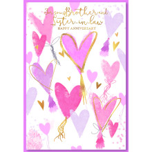 Brother & Sister In-Law Anniversary Cards SE29255