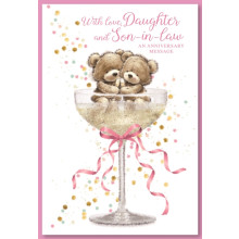 Daughter & Son-in-law Anniversary Cute Cards SE29256