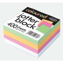 Note Block 400 Pastel Sheets 90x90mm