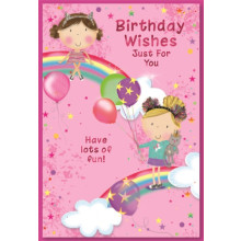 Open Juvenile Girl Cards SE29365