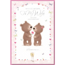 Wife Anniversary Cute Cards SE29387