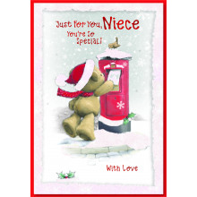 JXC1053 Niece Cute 50 Christmas Cards