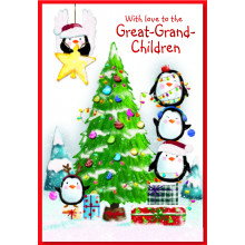 JXC1144 Great Grandchildren 50 Christmas Cards