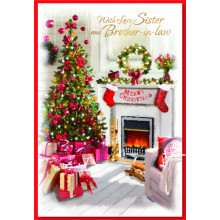 JXC1235 Sister+Brother-In-Law Trad 50 Christmas Cards