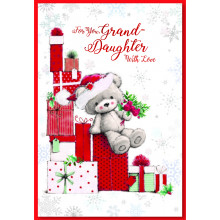 JXC1092 Grandddaughter Cute 50 Christmas Cards