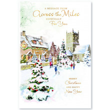 JXC0895 Across the Miles Trad 50 Christmas Cards