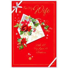 JXC0913 Wife Trad 50 Christmas Cards