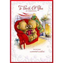 JXC1336 To Both Of You Cute 50 Christmas Cards