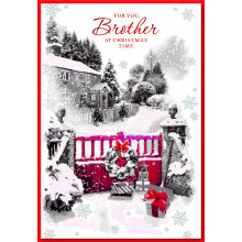 JXC1251 Brother+Sister-in-Law Trad 50 Christmas Cards