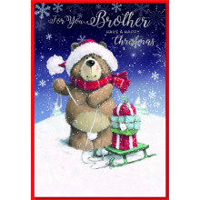 JXC1036 Brother Cute 50 Christmas Cards