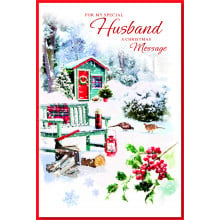 JXC0947 Husband Trad 75 Christmas Cards