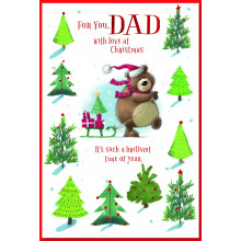 JXC0984 Dad Cute 75 Christmas Cards