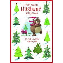 JXC0951 Husband Cute 75 Christmas Cards