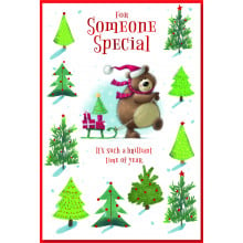 JXC1156 Someone Special Male Cute 75 Christmas Cards