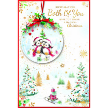 JXC1349 To Both Of You Cute 75 Christmas Cards