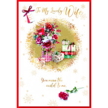 JXC0915 Wife Trad 50 Christmas Cards