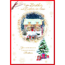 JXC1252 Brother+Sister-in-Law Trad 50 Christmas Cards