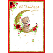 JXC0854 Open Female Cute 50 Christmas Cards