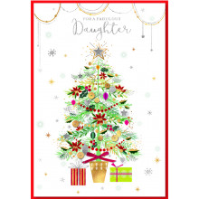 JXC0991 Daughter Trad 50 Christmas Cards