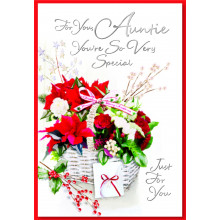 JXC1045 Auntie Trad 50 Christmas Cards